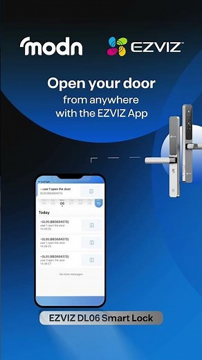 EZVIZ DL06 Smart Lock, Everything you need in one smart lock.