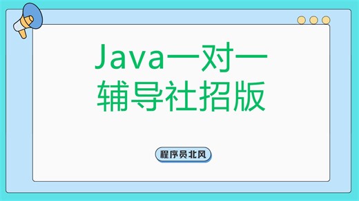 Java一对一辅导社招版介绍