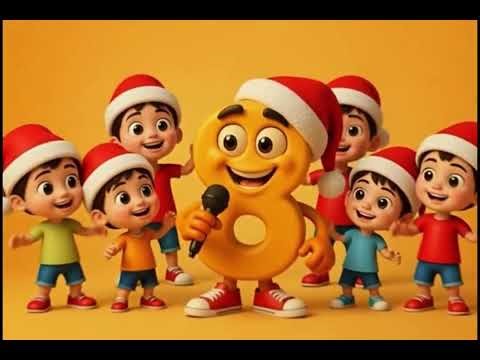 🎵 Number Eight Song | Jump, Spin & Count with 8 | Easy Kids Learning Song