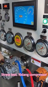 147K views · 2K reactions | Why the pressure detection of compressor is so important. Because it will affect the safety of car use. Our factory will treat it strictly. Never compromise. Believe in Guangzhou YixiangYixiang auto AC parts factory 。 #autoparts #accompressor #Detection | Yixiang auto AC parts factory | Facebook