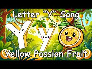 FUN Letter Y Song! LEARN the Alphabet with Yellow Passion Fruit🍍BEST Music for Kids! ABC for Toddler
