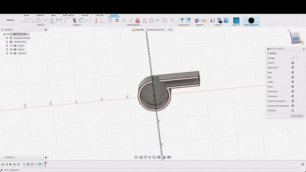Fusion 360 Beginner tutorial: Making a 3D Whistle