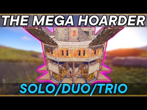 THE MEGA HOARDER - BIG STORAGE Bunker Rust Base Design 2022