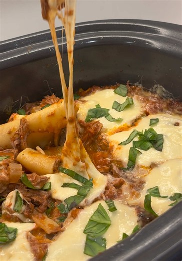 I may never bother layering lasagne again! This slow cooker cheesy beef ragù lasagne is loaded with fall apart beef, tender pasta and plenty of melted cheese. Easy, comforting and enough to feed a crowd. Save this one for your next family dinner or meal prep day. Serves 8 to 10 1 tablespoon olive oil 1.2 kg beef bolar blade roast 340g carrots, diced (approx 2 lg carrots) 1 large brown onion, diced 250 g celery, diced 130 g mushrooms, sliced 790 g can chopped tomatoes 300 ml salt reduced beef sto