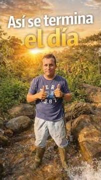 “Del campo al río… así se termina la jornada 🌿” #rio #campo #ecuador