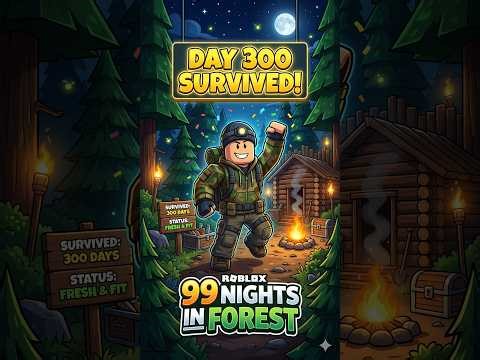 AYO Capai 300 Hari Menggunakan Script!!! [99 malam di hutan]