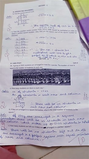 20 marks model paper class maths class 8