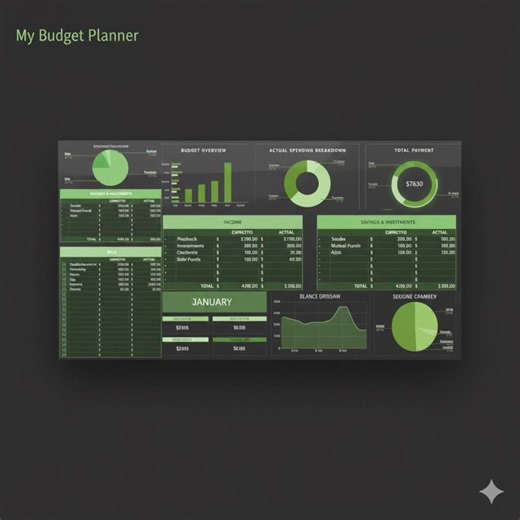 Simple Budget Spreadsheet | Printable Excel & Google Sheets Template | Easy Monthly Planner for Personal Finance | Extreme Corner - Etsy
