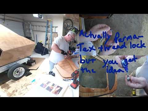Building a CLC Teardrop Camper - Installing the Doors