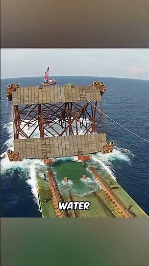 Mega Steel Giants: How Offshore Jackets Are Launched Into the Sea