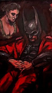 Another painting process video at around 1000x speed. It's like a tutorial: How to paint a Stańczyk Batman from a Crimson Chin base. Try it yourself! #paintingtutorial #paintingprocess #batman #art #painting | Rory Paints