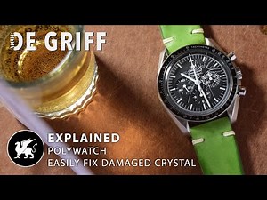 How to PolyWatch to remove scratches from watch crystal (feat. Omega Speedmaster Professional)
