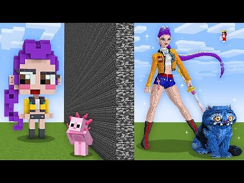 I Cheated With K POP DEMON HUNTERS In Minecraft!