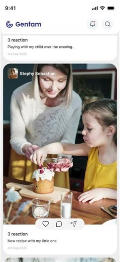 Genfam – Capture Memories, Connect parents | App Introduction