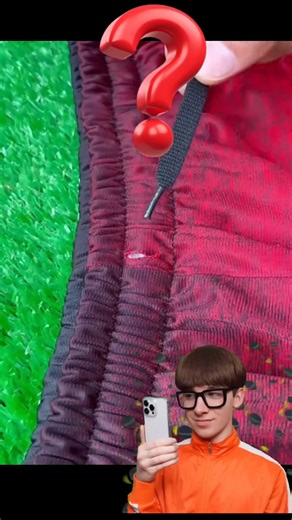 The best trick to insert a drawstring into pants ✔ ✅ #shorts