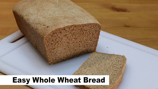 In this video you will learn how to make whole wheat bread from scratch. It is very easy to make and tastes amazing! | In The Kitchen With Matt