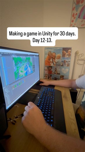 Making a game on Unity for 30 days without programming skills, but with Claude code.. Day 12-13
