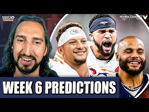 NFL Week 6 Predictions: Lions-Chiefs, 49ers-Bucs, Rams-Ravens, buy Cowboys & Bears? | Nick Wright