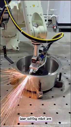 laser cutting robot arm