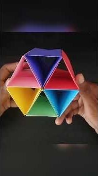 DIY PEN HOLDER || How to make origami paper pen stand | Full video in description