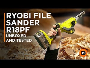 Ryobi file sander unboxed and tested R18PF