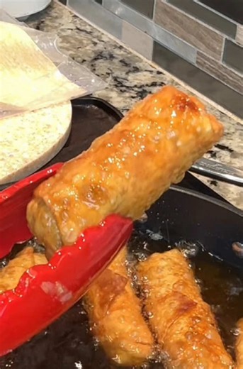 Homemade egg rolls using Sara Welch’s recipe and they were 🔥 I doubled the recipe and ended up with about 20 crispy, delicious egg rolls 🤤 Homemade really is better than takeout! #EggRolls #HomemadeEggRolls #CookingTikTok #FoodTok #CrispyEggRolls