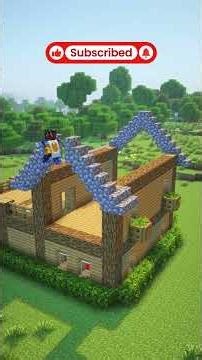 Minecraft Easy Starter House 🏠 #minecraft #eye4steel #shorts