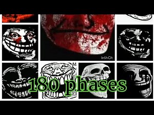 Trollface becoming uncanny 180 PHASES very extended