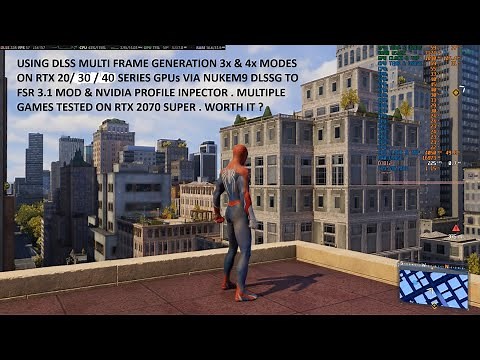 Multi Frame Generation Working on RTX 20/30/40 GPUs using Nukem9 Mod & Nvidia Profile Inspector ?