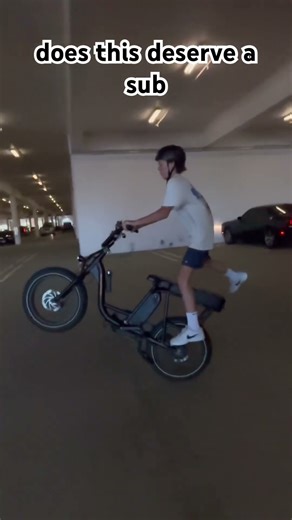 sub for daily vids wheelie on rad runner 2 #ebike #wheelie #sub #smallyoutuber #stunt