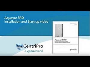 Goulds Water Technology - Installing and Starting the Aquavar SPD
