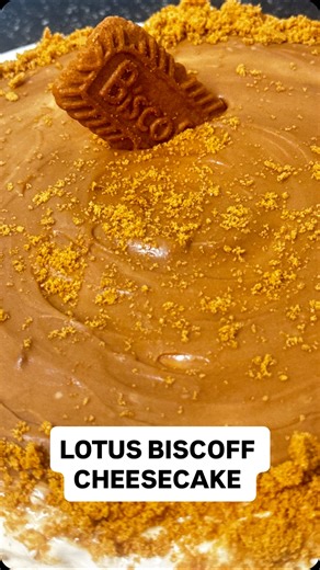 Chiku on Instagram: "Biscoff Cheesecake 🧀 Ingredients: Take 22-25 Lotus Biscuits and crush them Add 1/2 cup butter to it and press the mixture in the springform pan and make sure it is evenly compacted Put it in the Refrigerator for 20-35 minutes to set For the Biscoff spread -15-20 Biscoff biscuits - Condensed milk - Butter - 1/4 cup milk - Pinch of salt For the Filling -Chilled whipping cream - Cream cheese - Biscoff Spread - Sugar Gently fold everything until well combined. Allow the filling