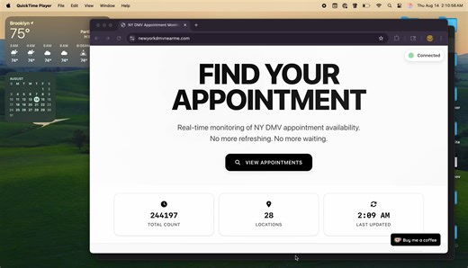 NY DMV Appointment Monitor