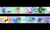 Mix of 8 videos from youtube : Happy tree friends 8 episodes on season 1 PART 3