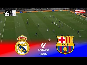🔴Real Madrid vs Barcelona - El Clasico La Liga 25/26 | Pes 21 Gameplay