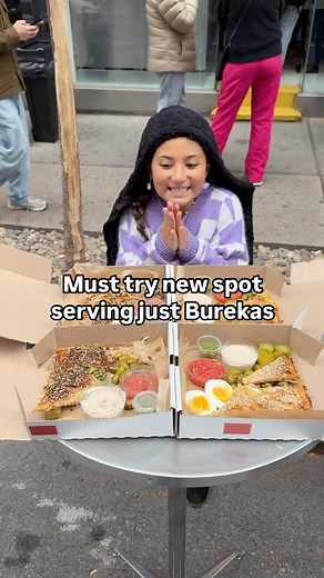 Food Baby | The perfect new snack, fresh, hot, flaky, incredible Burekas from @bubabureka. Try all 4, very different fillings, all delicious. Open... | Instagram