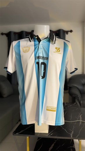 เสื้อฟุตบอลทีมชาติ อาร์เจนตินา เสื้อกีฬา พิมพ์ลาย