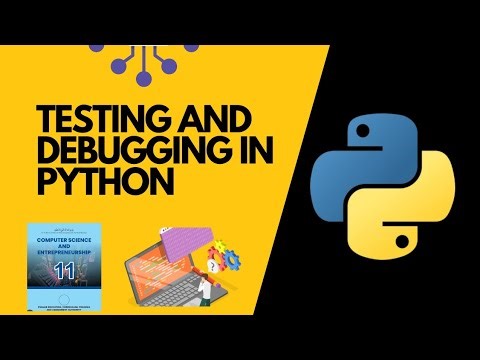 Testing and debugging in python