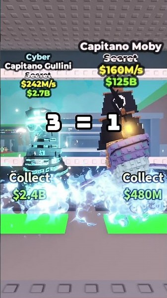 Real value of Cyber Capitano Gullini 🤯 | Roblox Steal a Brainrot #roblox #stealabrainrot #shorts