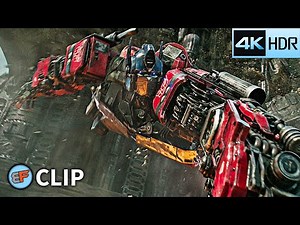 Optimus Prime Destroys Unicron's Transwarp Key | Transformers Rise of the Beasts (2023) 4K HDR Clip
