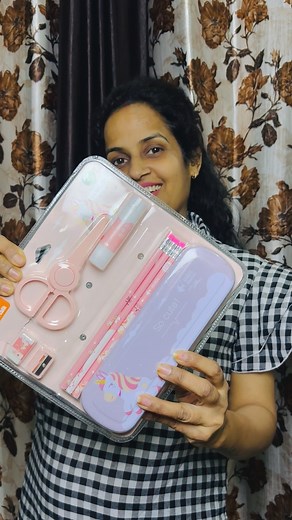 Cutest mini stationary set 🌈❤️ #yshorts #trending satisfying unboxing ASMR mini stationary