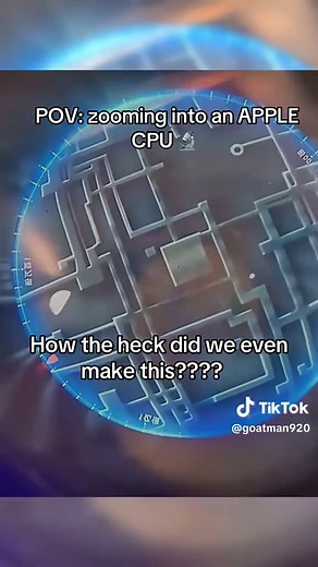 Zooming into an Apple CPU: A Close-Up Exploration