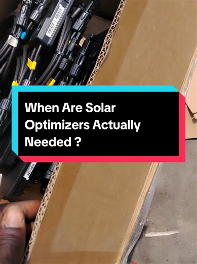 When Are Solar Power Optimizers Necessary?