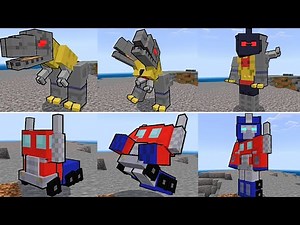 TRANSFORMERS MCPE || Addon de Transformers V2 para Minecraft PE