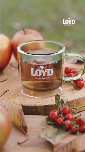 Dzika róża i jabłko to must have na domowej półce herbacianej! #loyd #loydtea #herbata #jesień