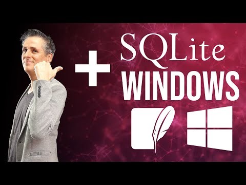 Managing SQLite on Windows