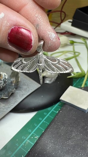 Amongst other things I made this little moth. Tomorrow I hope to enamel 🥰 I’ve had a fab day with Joy Funnell and raeoflight_jewellery Can’t show you yet what other things we’ve been making 🤫🤭 | Times to Treasure