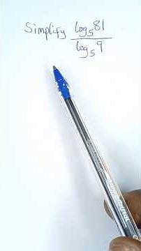 Logarithm Simplified in 60 Seconds! || Well Explained Tutorial