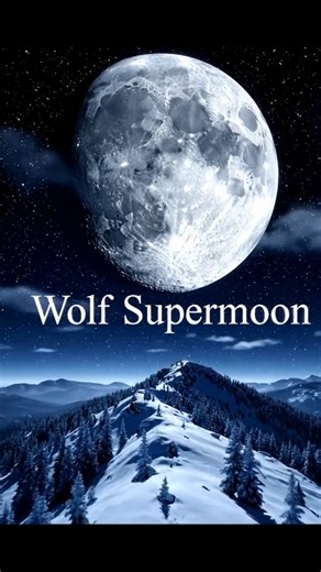 On January 3, 2026, the Wolf Supermoon rose across the world, marking the first full Moon of the year — and it did not arrive quietly. Larger, brighter, and glowing with a deep golden intensity, the Moon dominated the night sky as it reached perigee, its closest point to Earth. This was the Wolf Moon — named by ancient cultures for the long winter nights when wolves were heard calling beyond the village edge. Under its light, landscapes felt sharper, shadows deeper, and the night more alive. A s