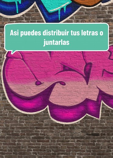 Cómo distribuir letras en graffiti de forma efectiva